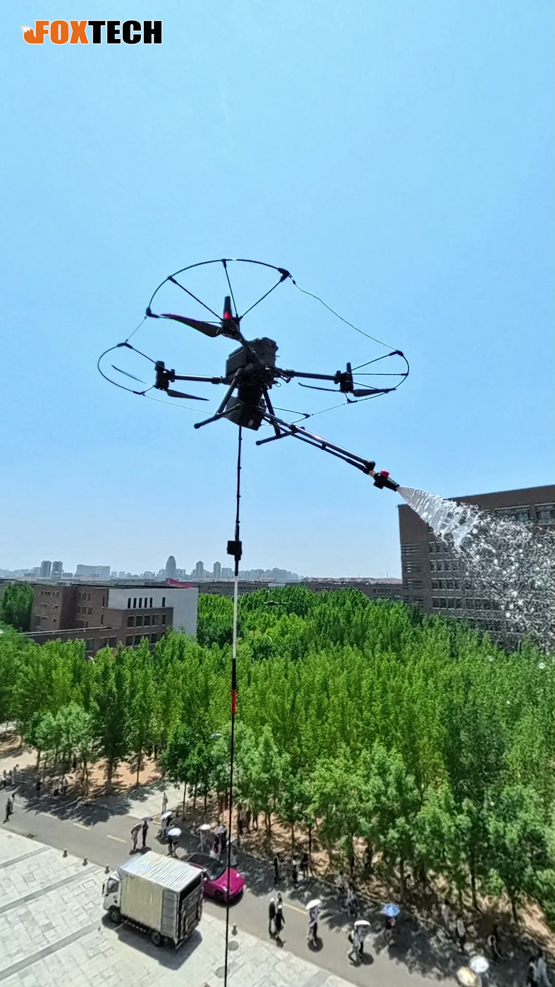 DJI M400 Compatibel AeroClean P3 (T50) Vastgebonden Dronereinigingssysteem