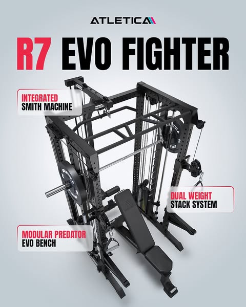Une salle de sport complète dans un seul rack