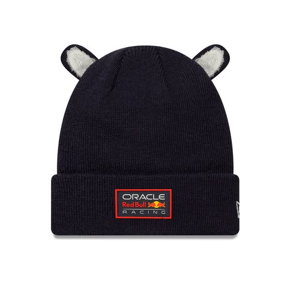 Red Bull Racing F1 Child Ears Knit Beanie - Night Sky