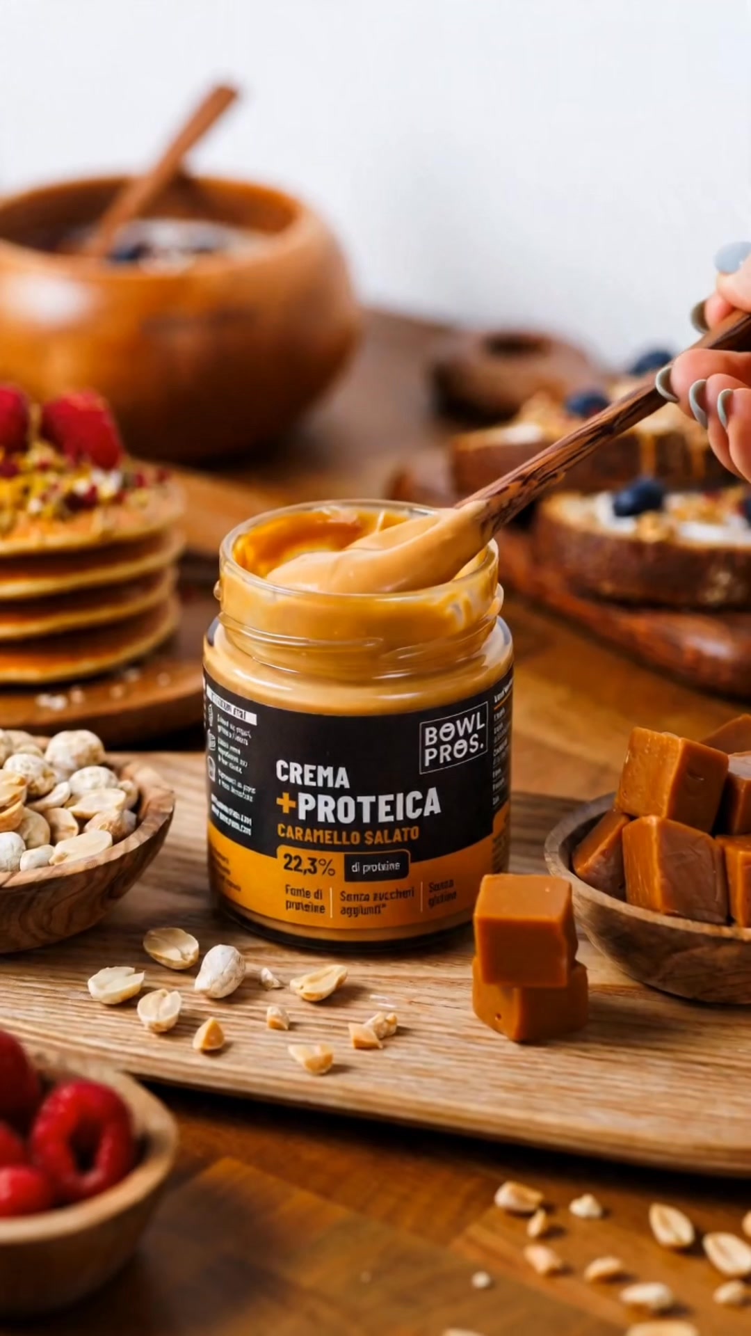 Creme ricche di proteine, senza zuccheri aggiunti e senza glutine