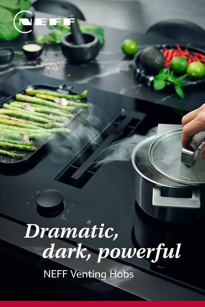 Powerful, quiet worktop extraction​