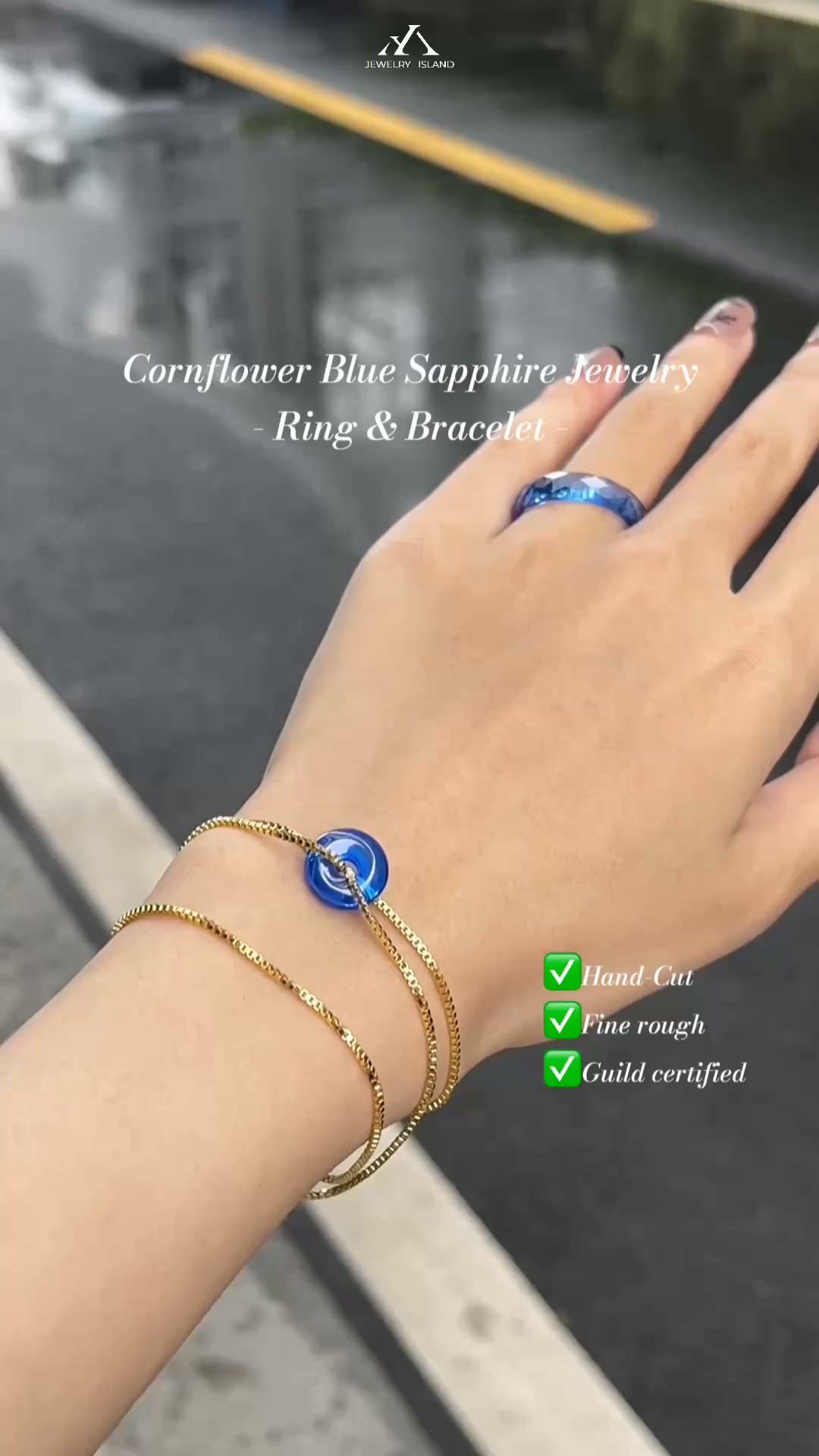 Royal‑Blue Sapphire Set・Calming Healing Energy