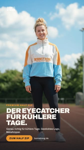 Dein Half Zip fürs Übergangswetter