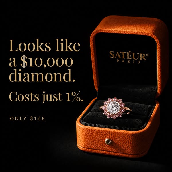 She looks like she's wearing a $10,000 ring.