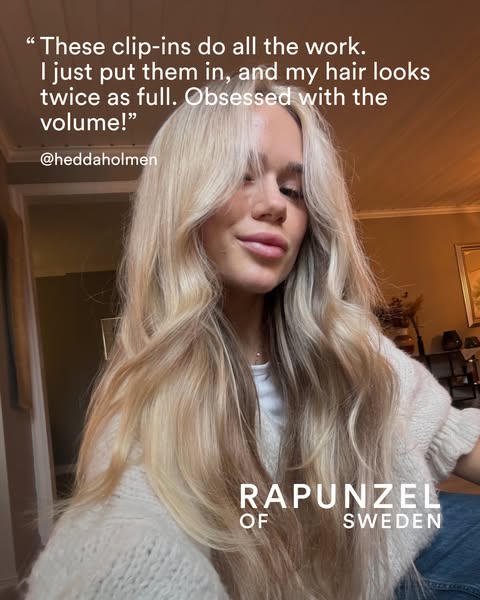Longer, fuller hair in minutes!