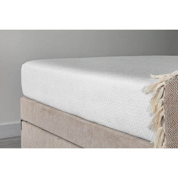12cm Deep Eco Memory Foam Mattress Single 3ft (90x190cm) - White