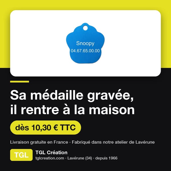 Médaille gravée dès 10 €
