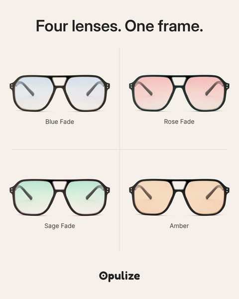 Four Tinted Lenses — £20