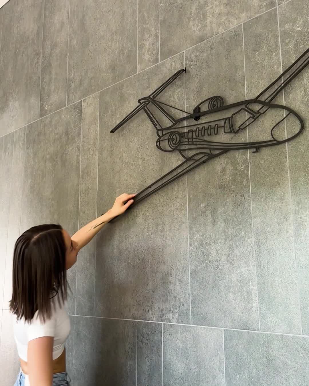 Aircraft Metal wall art