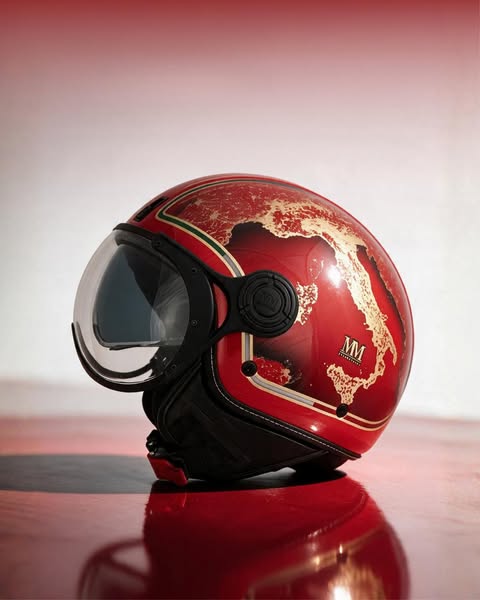 Casco Italia Rosso Eclissi MM Independent
