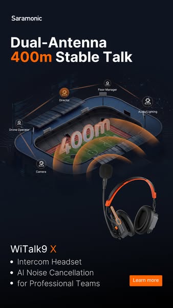400m Wireless Intercom for Teams