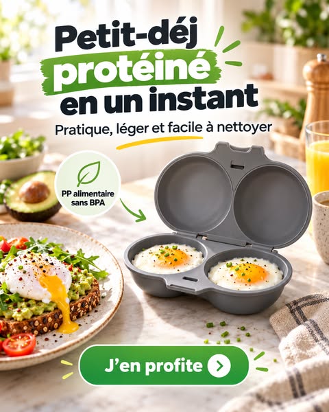 Des œufs parfaits en 90 secondes