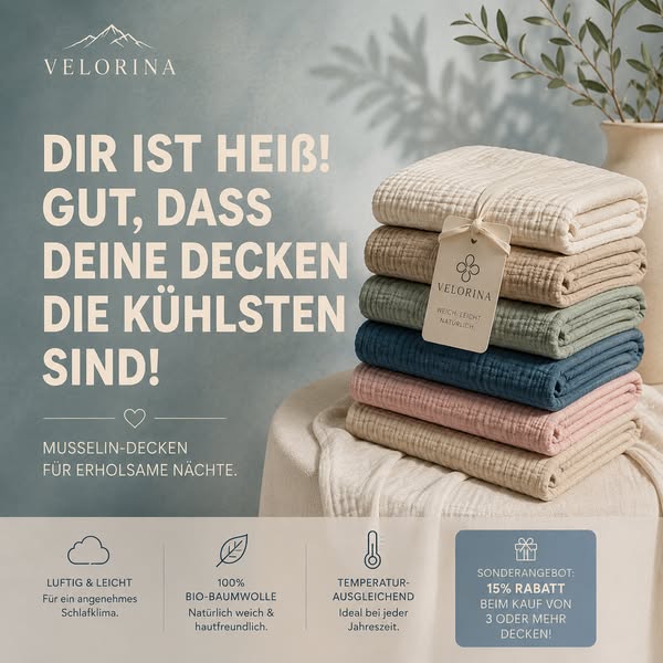 Temperaturregulierend schlafen