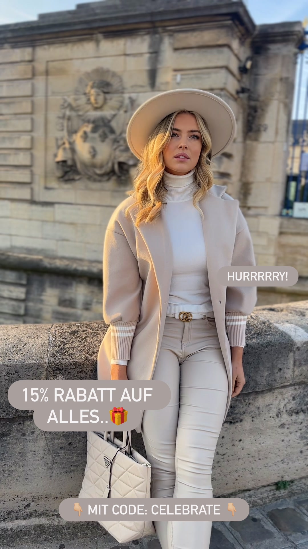 NUR HEUTE 15% RABATT AUF ALLES!