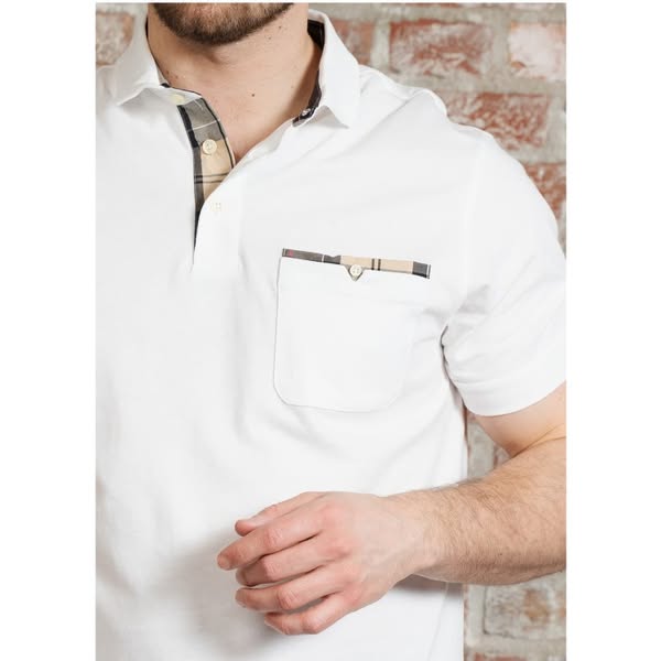 Corpatch polo - white