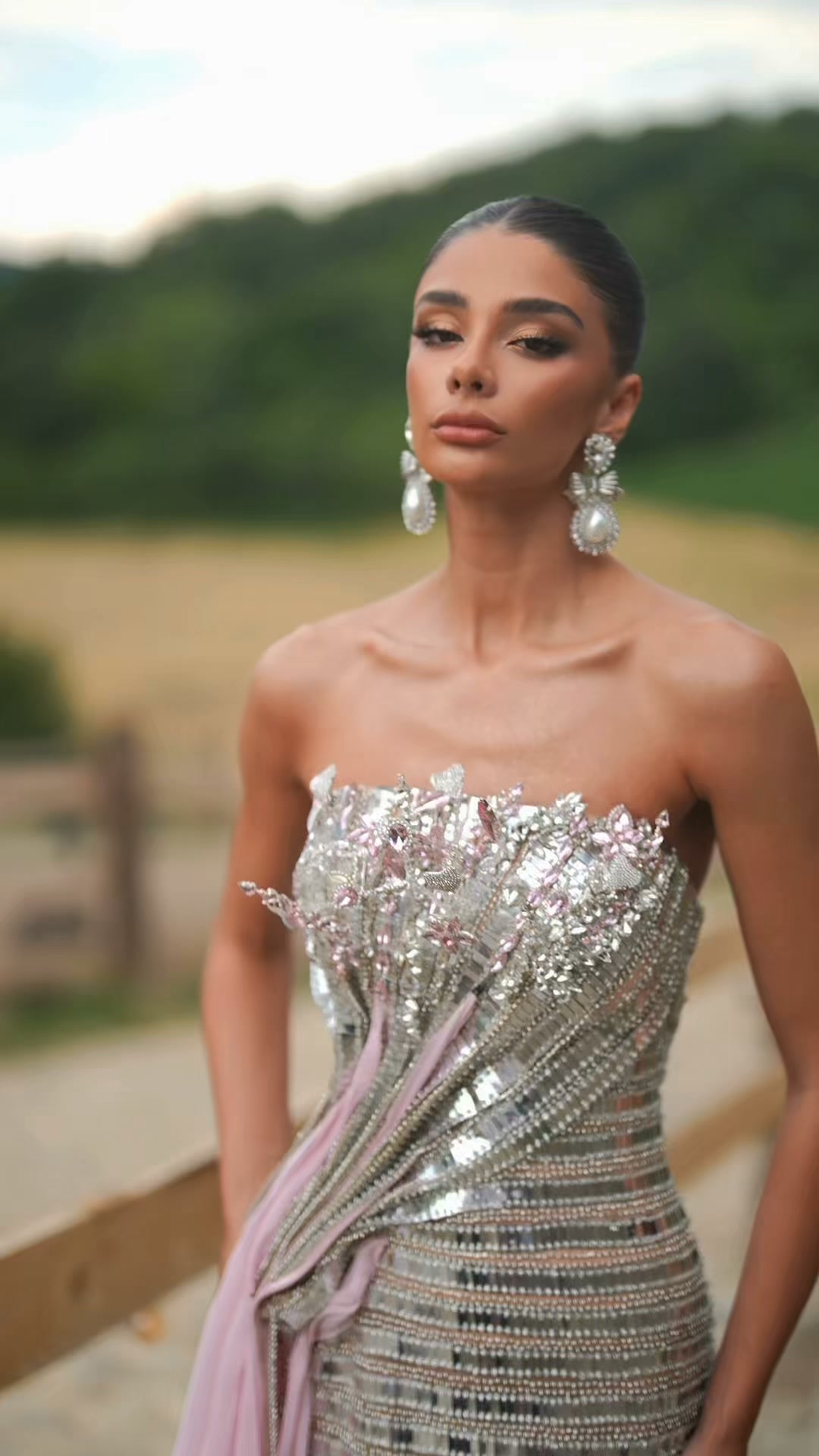 Eliette – 3D Floral Bodice Gown