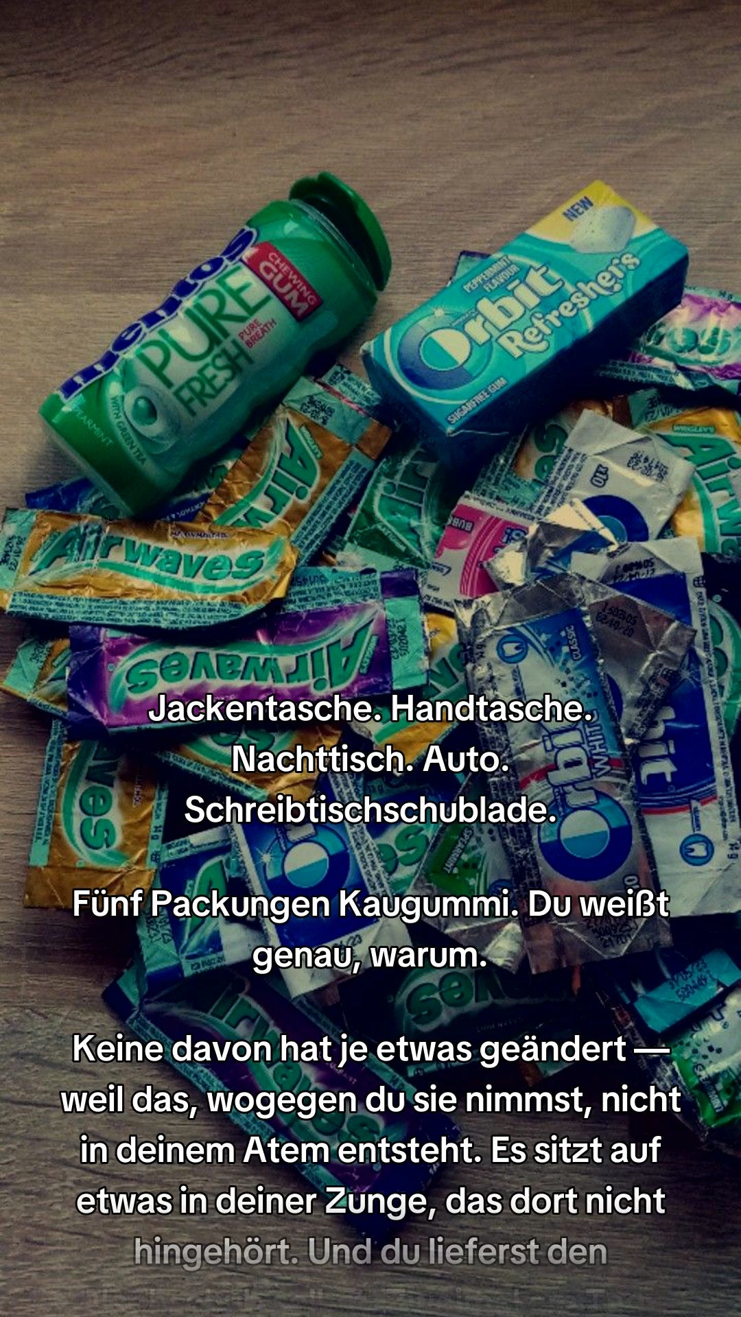 Es liegt nicht an deiner Hygiene