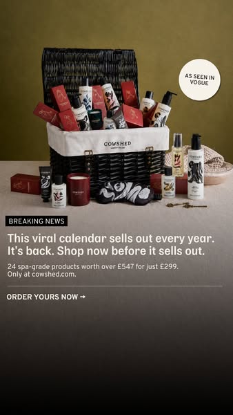 The Cowshed Advent Calendar Is Back