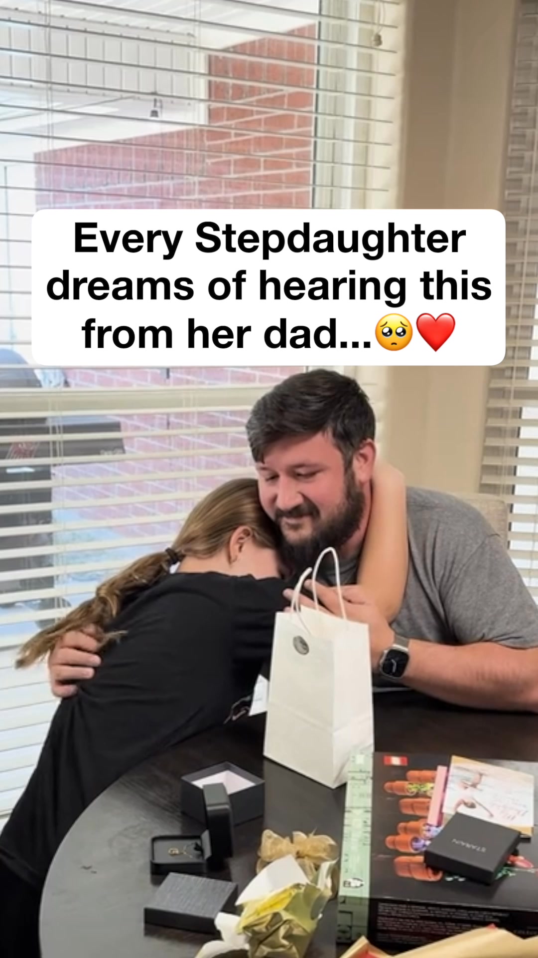 This made my bonus daughter cry happy tears