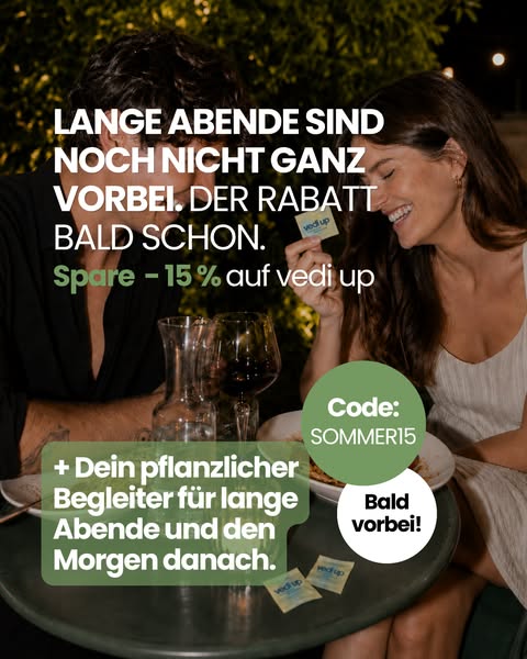Entdecke vedi up - Die ayurvedische Bitterstoff- Kapsel!