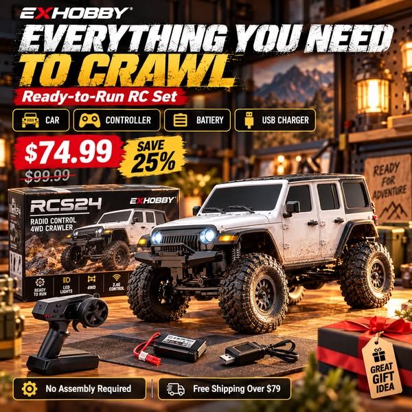Pure rock crawling torque. Pocket size.