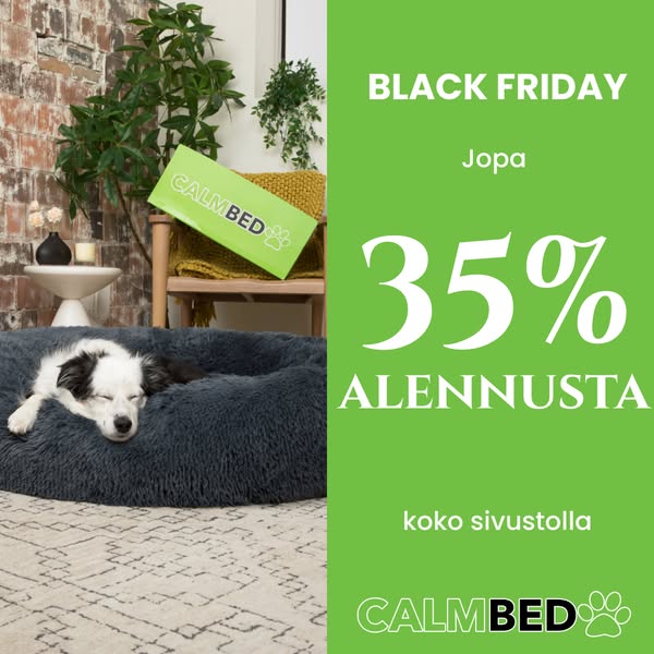 Black Friday 35 % alennusta