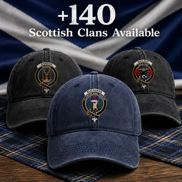 Scottish Clans Washed Classic Cap