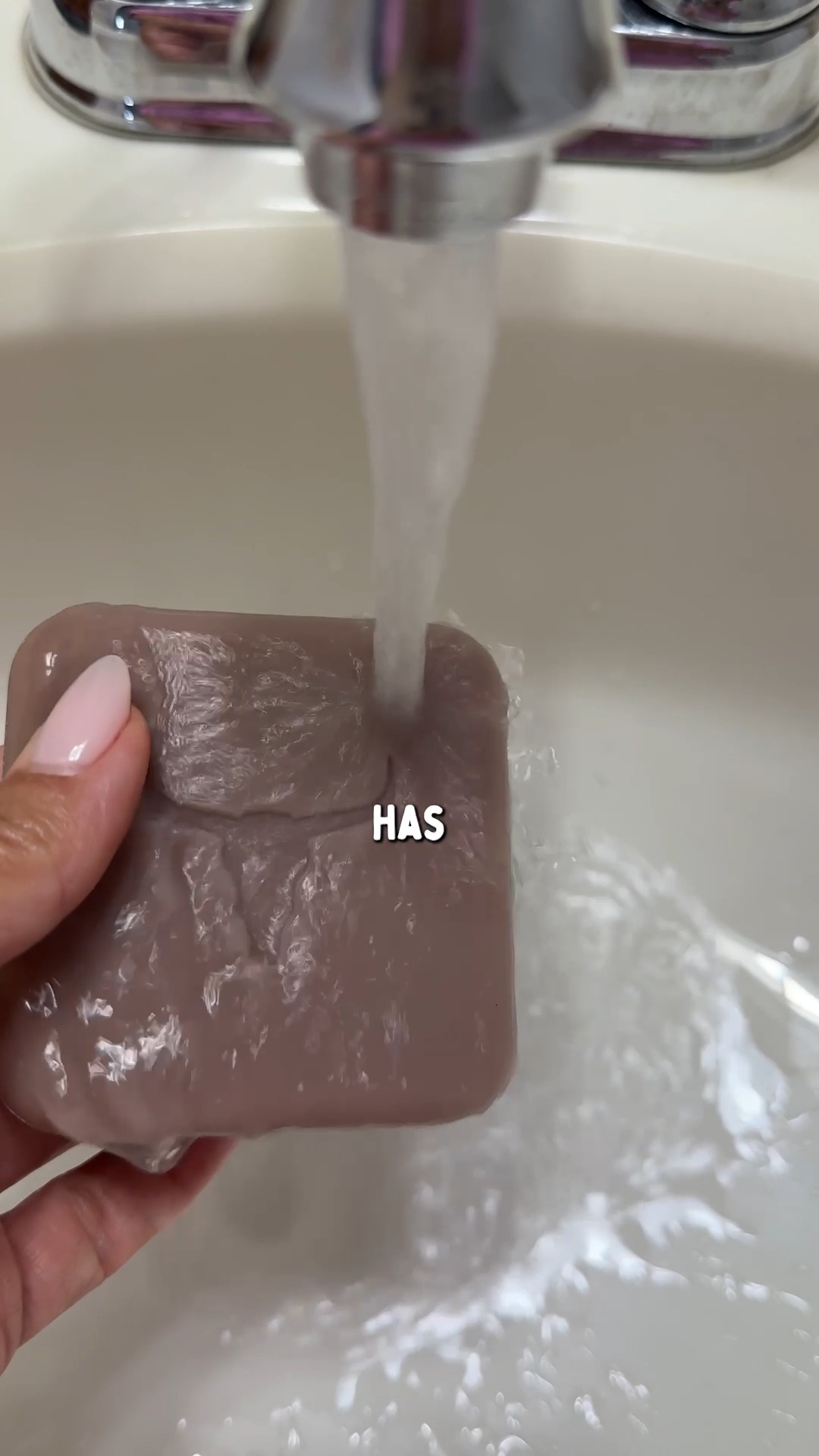 A soap bar made from BEEF FAT. On Purpose.