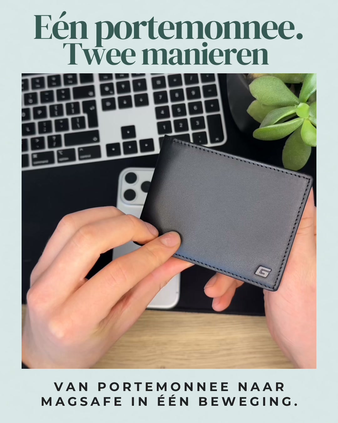 De Gecko MagSafe Portemonnee