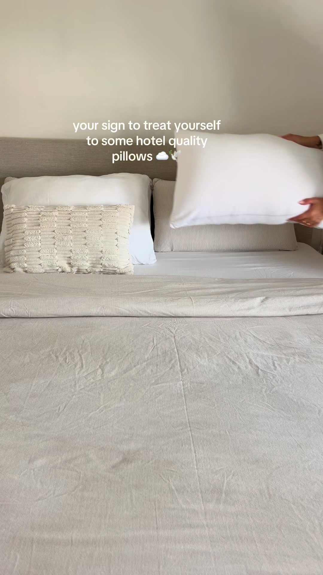 2 zum Preis von 1: das anpassbare Hotelkissen