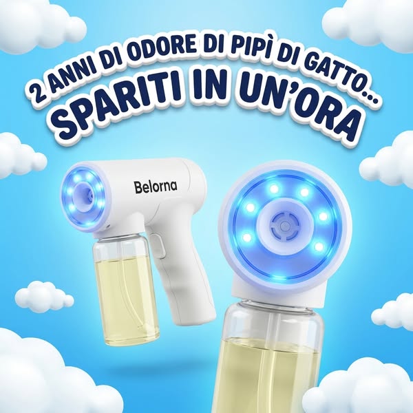 Elimina Velocemente Gli Odori Di Cane e Gatto!