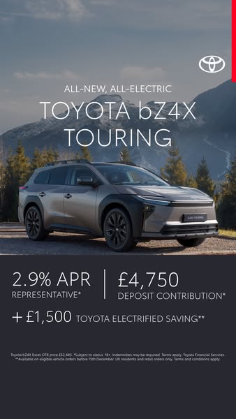 ALL-NEW, ALL-ELECTRIC TOYOTA bZ4X TOURING