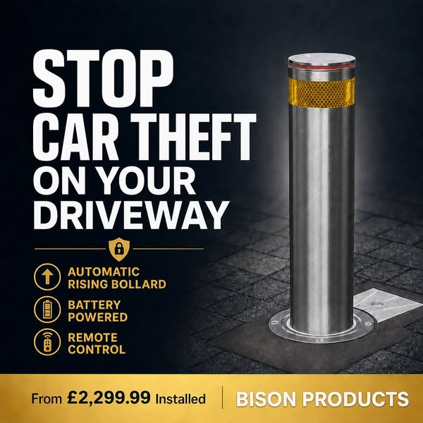 Stop Car Theft — Automatic Rising Bollard