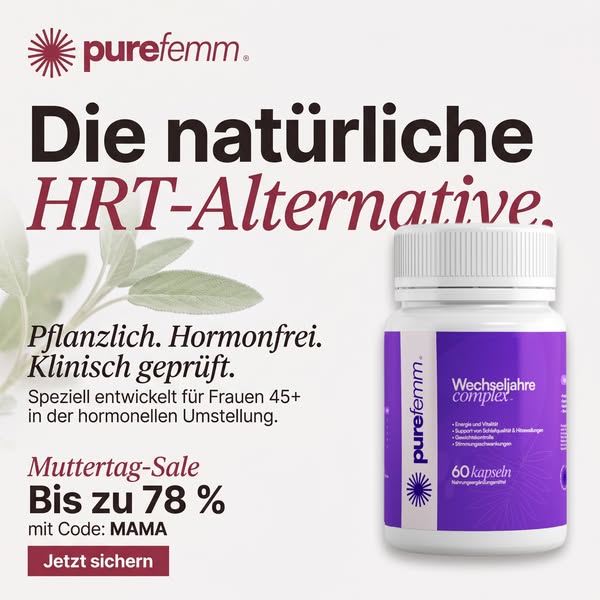 MUTTERTAG-SALE: 78 % Rabatt auf Purefemm — Code MAMA