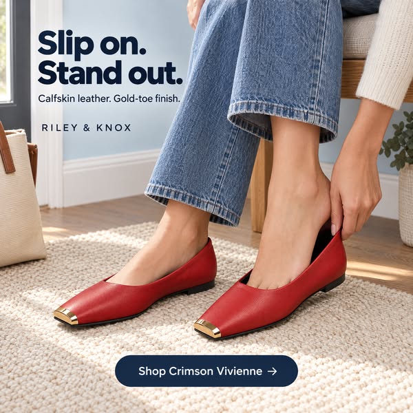 Vivienne Leather Flats