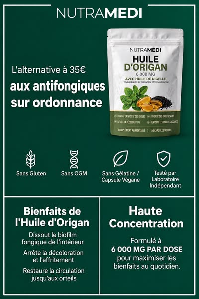 Atteint sous l'ongle là où les vernis n'arrivent pas