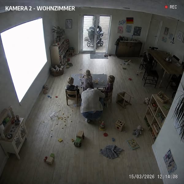 Ich bin Tagesmutter. Dem zweijährigen Jakob blieb ein Stück Käse stecken.