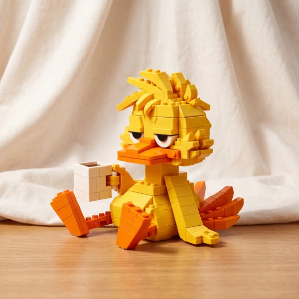 Tired Coffee Duck Building Set