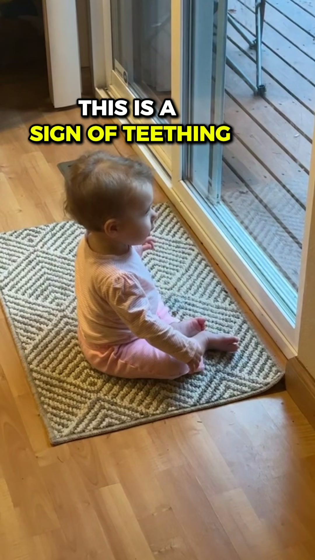 The tooth isn’t visible yet. The signs are.