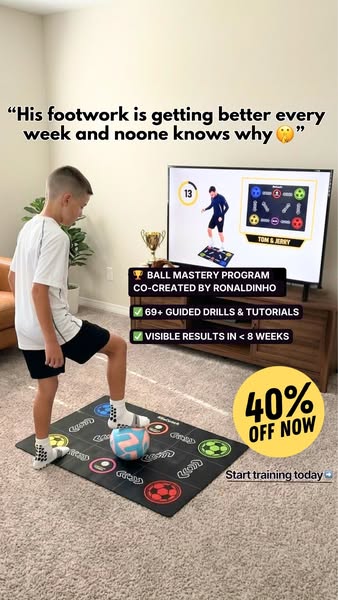 Viral Training Mat I Co-created by Ronaldinho