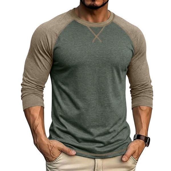 Men's Contrast Raglan T-Shirt