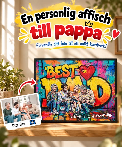 Skapa en unik present till pappa!