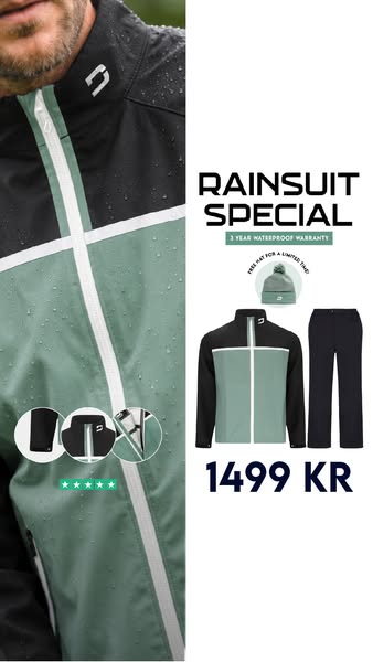 NEW 1499 KR GOLF RAINSUIT