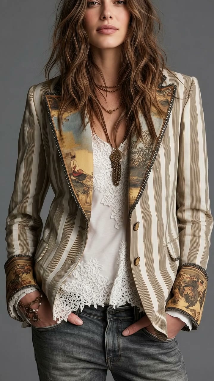 Il blazer che trasforma jeans e camicia