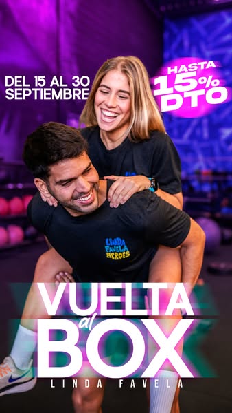 Vuelta al Box: 15% de descuento