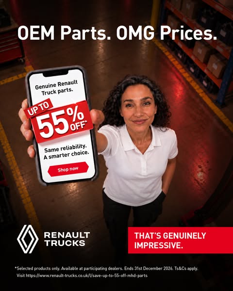 Anúncio de Renault Trucks UK