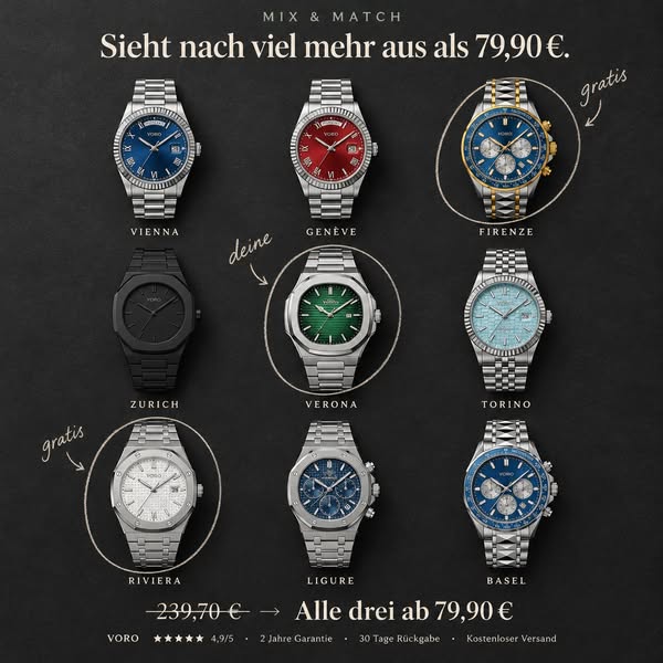 Sieht nach viel mehr aus, als sie kostet.