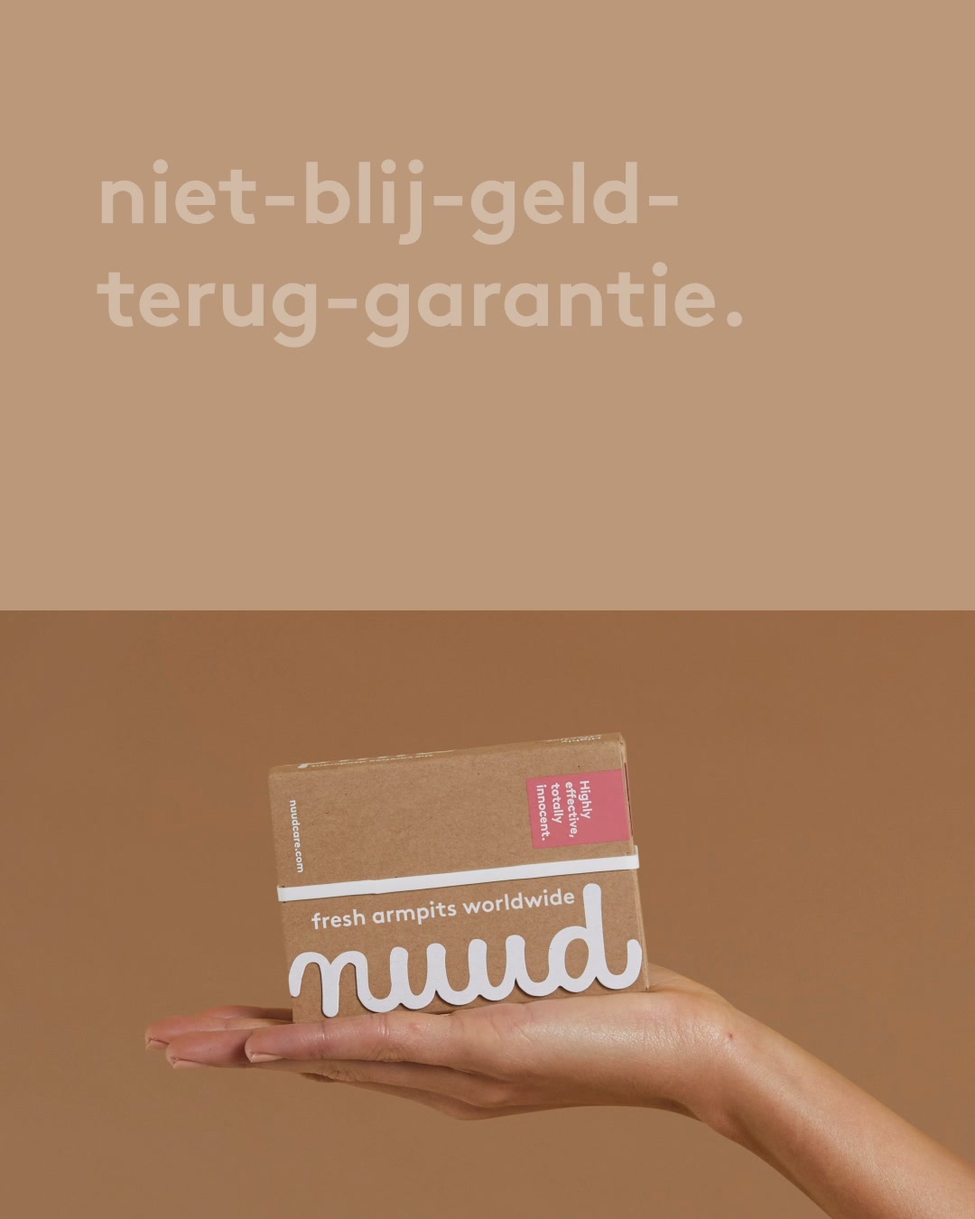 Smeer 1 keer, tot 3 dagen niks ruiken