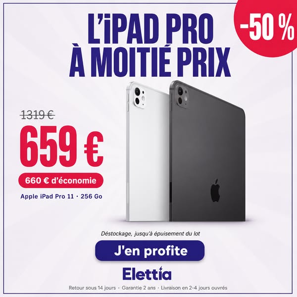 iPad Pro à moitié prix