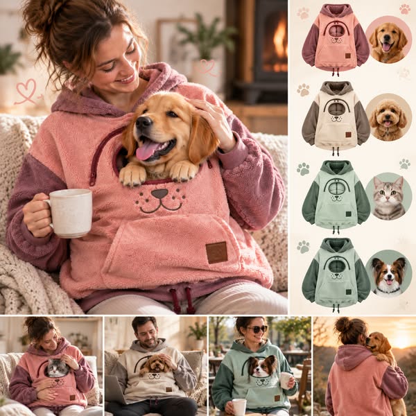 Pet Comfortable Suspender Hoodie
